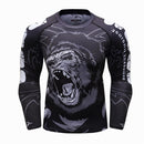 MMA T shirt Mens Rashguard Jiu Jitsu Bjj T shirt Long Sleeve Fitness Muay Thai Boxing Sport Sweater Mma Rashguard Boxing Jersey