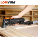 LOMVUM Power Renovator Cordless Oscillating 12V Woodworking Tools DIY Home Oscillator Multi Cutter Electric Trimmer Blade
