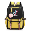 Mochila TikTok, mochilas escolares luminosas para adolescentes, niños y niñas, Mochila para ordenador portátil, Mochila Escolar de viaje de gran capacidad