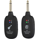 Guitar Wireless System Transmitter Receiver Built-In Rechargeable Wireless Guitar Transmitter Guitar Transmitter Accessory