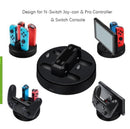 Accesorios portátiles para Nintendo Switch, cargador, interruptor de acoplamiento, estación Joycon, adaptador de CA, compatible con 4 cargadores Joy-con