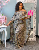 Conjunto de 2 piezas para mujer, ropa africana, Dashiki africano, nueva moda, traje de dos piezas, Tops largos + Pantalones anchos, fiesta, talla grande para mujer