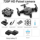 New Mini Drone V2 1080P HD Camera WiFi Fpv Air Pressure Altitude Hold Foldable Quadcopter RC Drone Kid Toy GIft