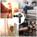 Massage Gun Fascia Gun Sport Therapy Muscle Massager Body Relaxation Pain Relief Slimming Shaping Massager With LCD Display