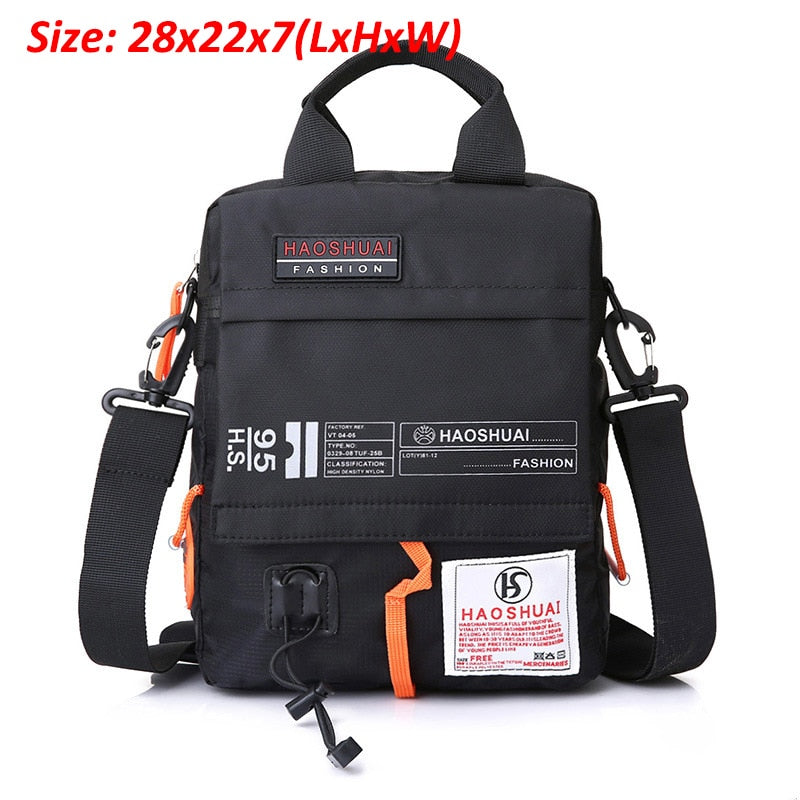 Qualitäts-Mann-Handtaschen-Nylonreise-wasserdichte Schulter-Beutel-multifunktionale große Geschäfts-Crossbody-beiläufige Tasche New XA124ZC