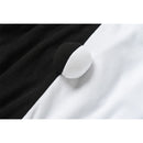 YESKIGU Monokuma Kigurumis Pyjama Erwachsener Einteiler Anime Bär Overall Schwarz Weiß Tier Pyjamas Damen Halloween Party Anzug Insgesamt