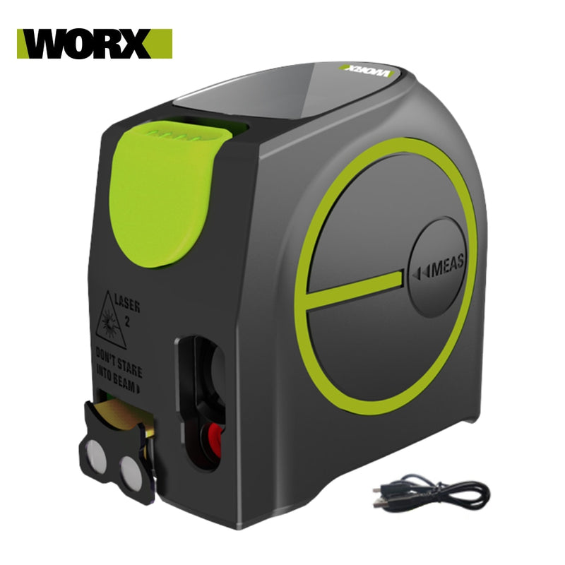 Worx Laser-Entfernungsmesser WE085 40M-Entfernungsmesser Elektronisches Roulette-Laser-Digitalmaß Trena Metro Laserband-Entfernungsmesser