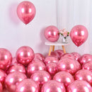 96pcs Morandi Peach Balloons Arch Garland Kit Chrome Rose Gold 4D Ballon for Wedding Birthday Baby Shower Party Decor