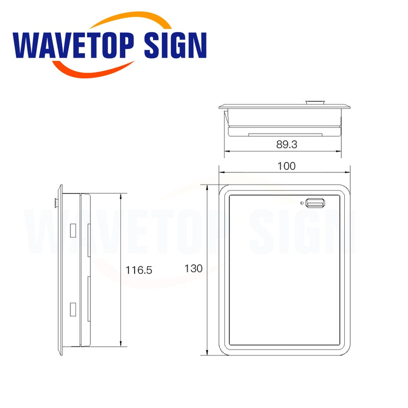 WaveTopSign Co2 Laser Controller System for Co2 Laser Engraving Cutting Machine K40 Laser 3020 6040 Replace Ruida Leetro Trocen