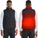 9/11 Places Heated Vest Men Women Usb Heated Jacket Heating Vest Thermal Clothing Hunting Vest Winter Heating Jacket BlackS-6XL
