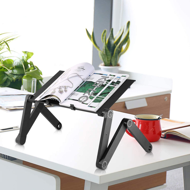 Laptop-Ständer Tragbarer Notebook-Computertisch Faltbarer PC-Bett-Sofa-Schreibtisch Escritorio Verstellbares Ergonomie-Regal aus Aluminiumlegierung