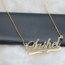 DOREMI Stainlesss Custom Name Necklaces Pendant Letters Necklace for Women Custom Chain Jewelry  Children Personalized Gold