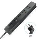 WIFI Smart Power Strip Universal funciona con Alexa Googlehome Multi Plug cuatro tomas 6AC Socket 4 USB Voice Contro UK/EU/US/AU