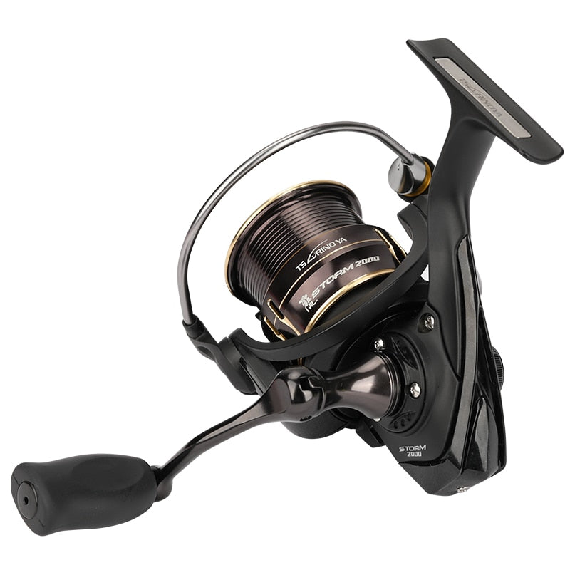 TSURINOYA Spinning Fishing Reel ST 2000S 2500S 3000S 7kg Drag Power Ultralight Long Casting Shllow Spool Pike Bass Fishing Wheel