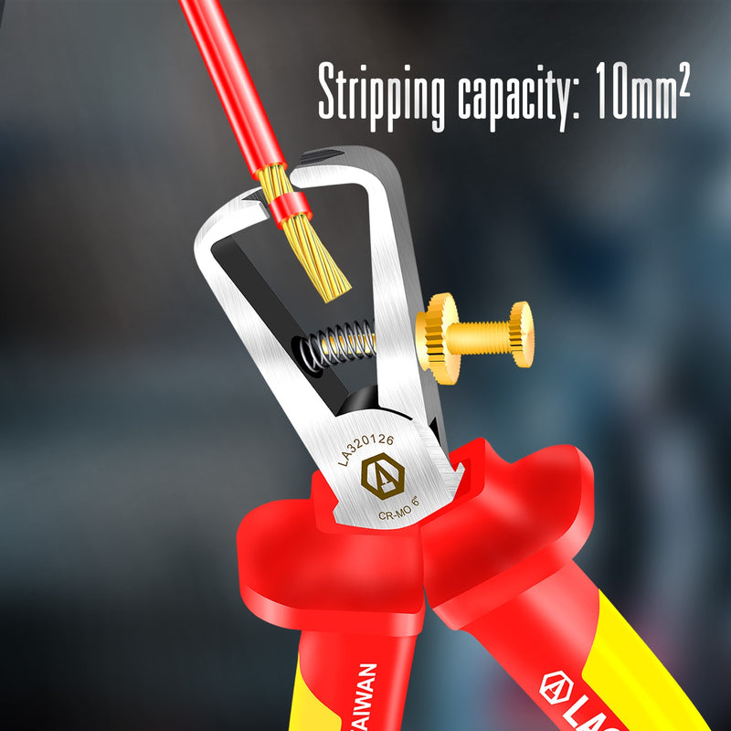 LAOA 6-inch VDE Strippers Insulated Insulated Cable Strippers Withstand High Temperature and Pressure