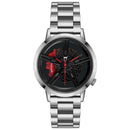 Reloj para hombre, llanta de rueda de coche, esfera de cubo, reloj de pulsera para hombre, relojes impermeables negros de malla de acero inoxidable, reloj Masculino