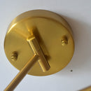 Lámpara de pared LED de brazo largo oscilante ajustable moderna, iluminación cálida/fría, aplique de pared para iluminación de cabecera del hogar montado en la pared