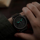 Reloj BOBOBIRD para hombre, relojes de pulsera de madera para hombre, cronógrafo con mango luminoso, reloj masculino en caja de regalo