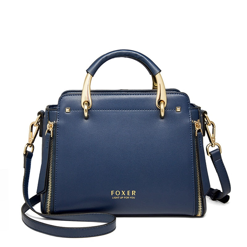 FOXER, bolsos de hombro para mujer, bolsos cruzados, bolso cruzado a la moda, bolso elegante de gran capacidad, bolso de mensajero mediano para mujer