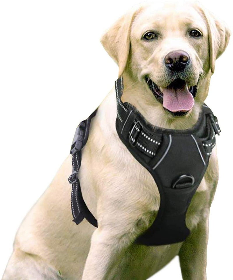 Pet Dog Harness Large Small For Pitbull Reflective Safety Harness For Dogs Adjustable Training Dog Sport No Pull Vest Husky