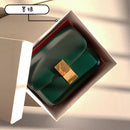 Classic Crossbody Bag Genuine Leather Box Tofu Shoulder Bag for Women 2021 Adjustable Luxury Design Flap Crossbody Bag with Lock