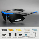 Comaxsun Professional Polarized Cycling Glasses Bike Goggles Outdoor Sports Bicycle Sunglasses UV 400 With 5 Lens TR90 2 Style