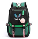 Mochila TikTok, mochilas escolares luminosas para adolescentes, niños y niñas, Mochila para ordenador portátil, Mochila Escolar de viaje de gran capacidad
