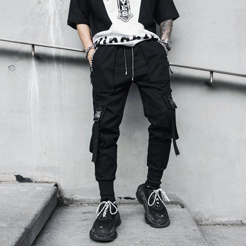 11 BYBB'S DARK Ribbons Schwarze Haremshose Herren 2020SS Casual Slim Track Hose Hose Hip Hop Streetwear Jogginghose Jogger Male