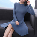 Women Long Sleeve Sweater Dress Women&