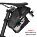 ROCKBROS  Rainproof Nylon Bike Saddle Bag MTB Bike Rear Front Bag Outdoor Cycling Mountain Bike Back Seat Tail Pouch Package