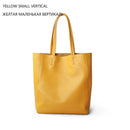 Einfache Casual Leder Frauen Umhängetasche Luxusmarke Designer Echtes Leder Dame Handtaschen Pendlertasche Große Weibliche Totes Tasche