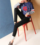 Super Warm Skinny Lambswool Jeans Women Plus Velvet High Waist Denim Pants Korean Fashion Thicken Pencil Vaqueros Pantalones