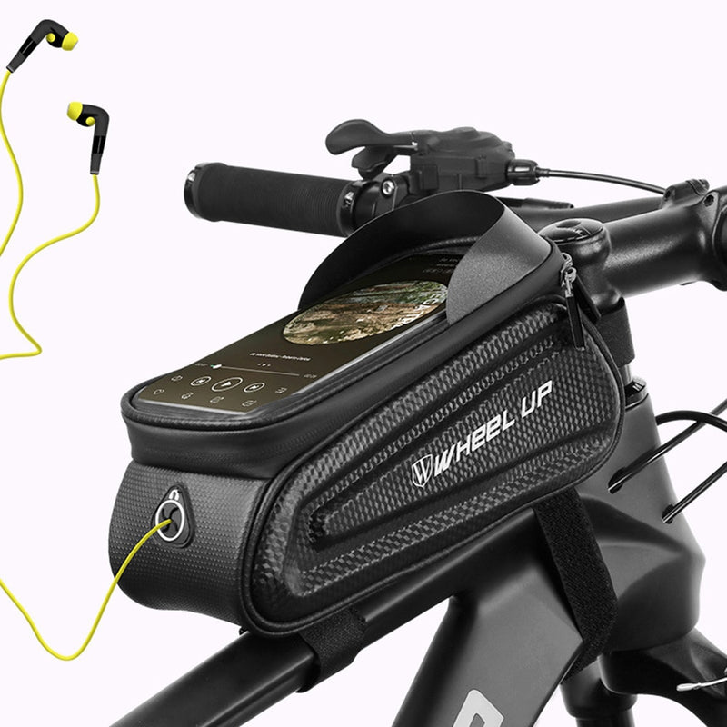 Fahrradtasche Rahmen vorne Oberrohr Fahrradtasche reflektierend wasserdicht 7,0 Zoll Handyhülle Touchscreen Tasche MTB Pack Fahrradzubehör