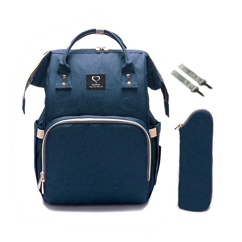 Bolsa de maternidad, mochila para pañales de bebé, bolsas para cochecito, USB de gran capacidad, bolsas de pañales impermeables, Kits, bolso de viaje para mamás, bolso de lactancia