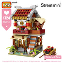 LOZ Mini Block Mini Chinatown China Street Chinese Tradition Special Model DIY Assembly Toys for Children Educational Anime