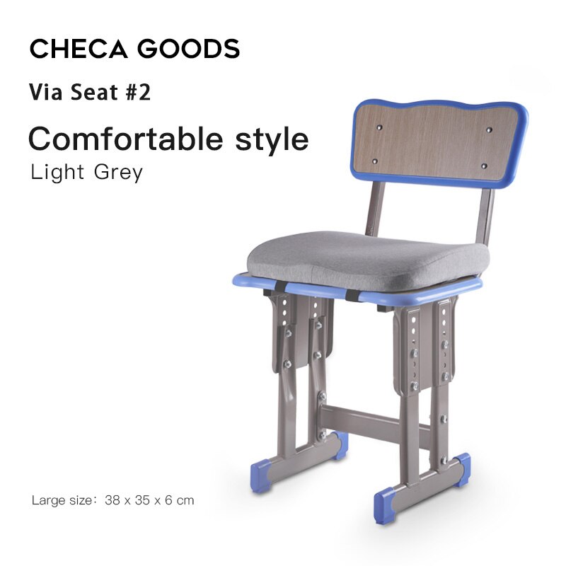 Cojín de asiento CHECA GOODS, cojines ortopédicos de espuma viscoelástica para estudiantes, cojín para asiento de oficina, tratamiento para hemorroides, alivio del dolor, almohada para coxis