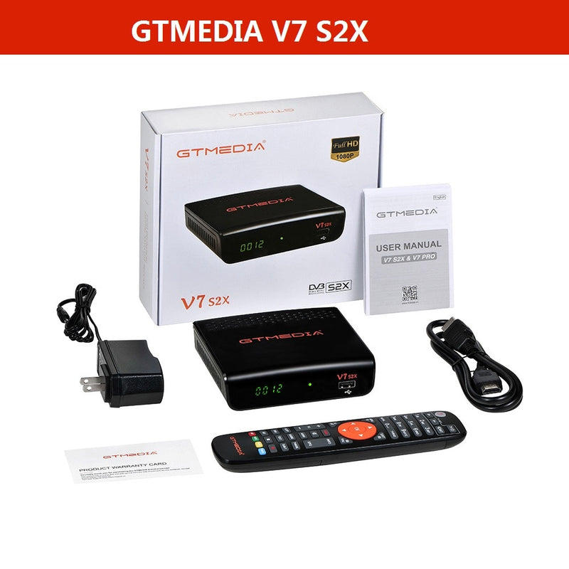 DVB-S2 Satellite Receiver GTMEDIA V8X H.265 DVB S2 S2X Buildin Wifi Support TNTsat smart GT MEDIA V7S 2X Support usb wifi H.264