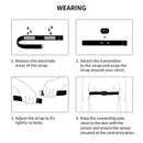 XOSS X1 Chest Strap Heart Rate Sensor Monitor Bluetooth ANT+ Wireless Health Fitness Smart Bicycle Sensor