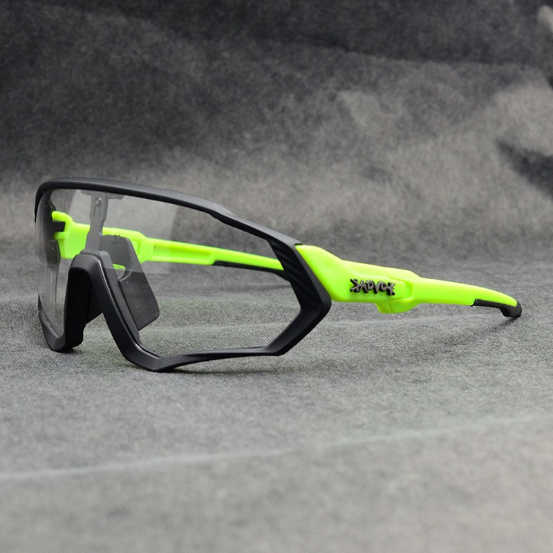 Brandneue photochrome Fahrradbrille Mountainbike Fahrradbrille Outdoor Sports Radfahren Sonnenbrille UV400 Eyewear 1 Objektiv