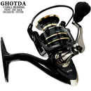 GHOTDA Fishing Reel Spinning Metal Spool Stainless Steel Ball Bearing Metal Handle Saltwater reel for fishing