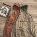 Batik Wash Multi Pocket Tooling Hoodie Coat Outdoor Trekking Senderismo Combate Deporte Escalada Camping Caza Batalla Chaqueta militar