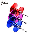 Carrete de pesca JITAI Baitcast, línea de pesca más grande, capacidad 12BBs 7,0: 1, relación de engranaje, perilla de mango extendido de 92MM, arrastre de fibra de carbono de 8KG