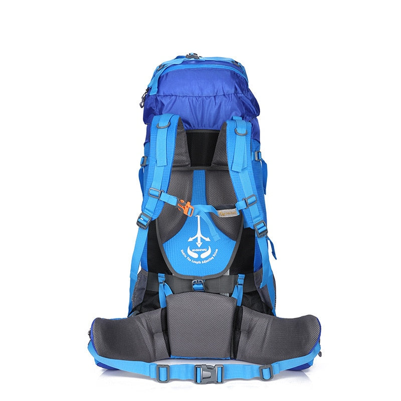 Mochila turística de 80L para acampar, senderismo, mochila militar, equipo de escalada de montaña, mochila deportiva, mochila de supervivencia Molle