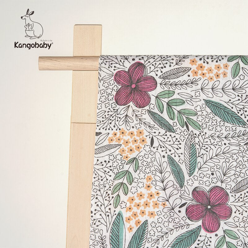 Kangobaby #My Soft Life# Pure And Fresh Bamboo Cotton Newborn Muslin Swaddle Blanket Baby Bath Towel Infant Quilt Stroller Cover