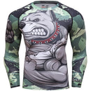 Camiseta deportiva de compresión de secado rápido para hombre