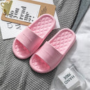 JIANBUDAN Comfortable Soft Indoor Slippers Women Non-slip Bathroom Home shoes Flat EVA Lovers Slides Women&