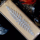 ASNORA Wedding 3A Cubic Zirconia Soft Headband Green Hair Accessories High Quality CZ Bridal Tiara Crown Jewelry For Women