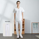 Hospital sala de operaciones negro azul enfermera Scrubs Set salón de belleza trabajo uniforme médico quirúrgico Tops pantalones mascota Doctor ropa de trabajo