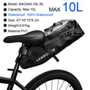Bolsa de bicicleta NEWBOLER impermeable 13L bolsa de sillín de bicicleta de gran capacidad ciclismo bolsa trasera plegable MTB Road Trunk Bikepacking