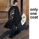 Japanese Dragon Embroidery Women Kimono Dress Men Samurai Costume Cosplay Cardigan Yukata Traditional Cosplay Party Halloween